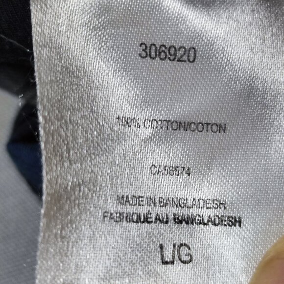 Boston Traders casual button down shirt men's size L brown blue plaid long sleev - Picture 5 of 10